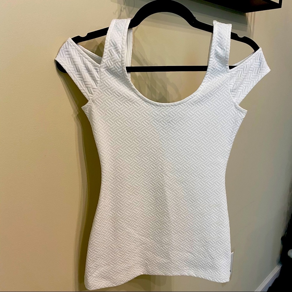 Guess white top
